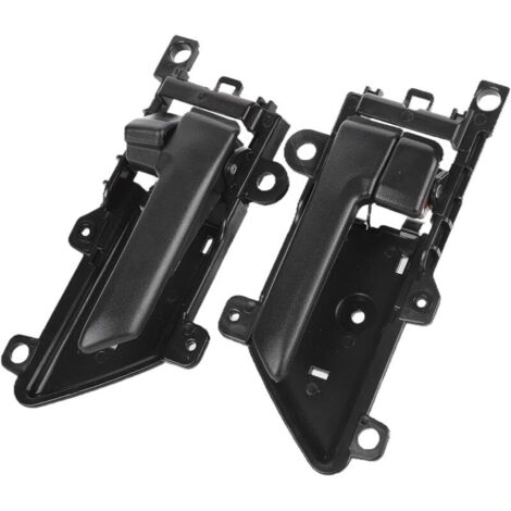 Lntyq Décor de Poignée de Porte de Voiture, 2 Pièces ABS Intérieur Intérieur Poignée de Porte de Voiture Adaptations de Remplacement pour Veracruz Ix55 07-12 82610-3J000 82620-3J000 (1/5)