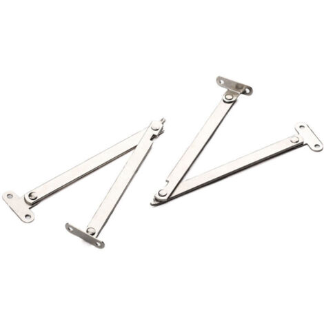 Lntyq Armoire Support de Rabat 2 Pièces Charniere Porte Placard Pliante Charnière Pliante Charnière de Support de Couvercle pour placard, placard, porte