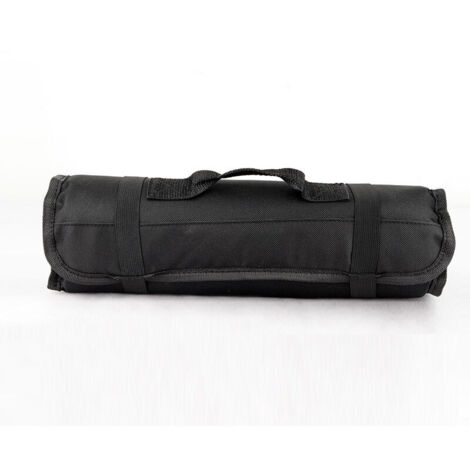 Lntyq Sans outils pour clé à molette tournevis, pinces, compartiments à roulettes, organiseurs, pochette enroulable en toile pour homme, petite douille porte-monnaie