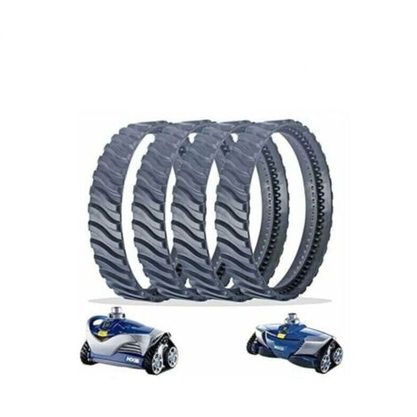 4 chaînes de rechange noires pour roues de nettoyage de piscine, chaînes pneumatiques R0526100, compatibles avec les nettoyeurs de piscines creusées Zodiac (1/5)
