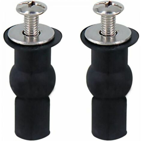 Charnières de fixation pour abattant de toilette, 2 pièces, accessoires de fixation pour abattant de toilette (1/3)