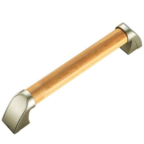 Barre d'appui en bois pour salle de bain, barres d'appui de sécurité imperméables et antidérapantes pour escaliers et couloirs, 34 cm (1/3)