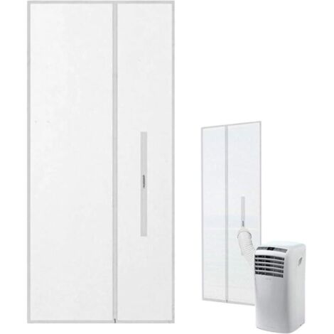 Kit Fenêtre Climatiseur Mobile,Kits D'Étanchéité Fenêtre Climatiseur - Support de Tuyau et Joint Ajustable pour Cuisine Chambre Camping-Car Plinthe Sécheuse (1/5)