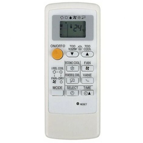 Télécommande de remplacement pour climatiseur Mitsubishi (version anglaise) (1/5)