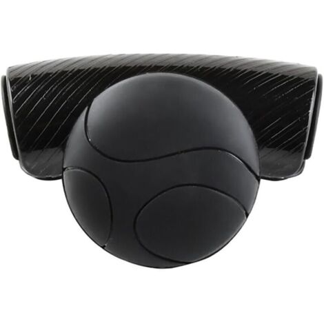 Pommeau de volant universel en silicone (noir), rotation à 360°, compatible avec toutes les voitures, camions, semi-remorques et bateaux. (1/5)