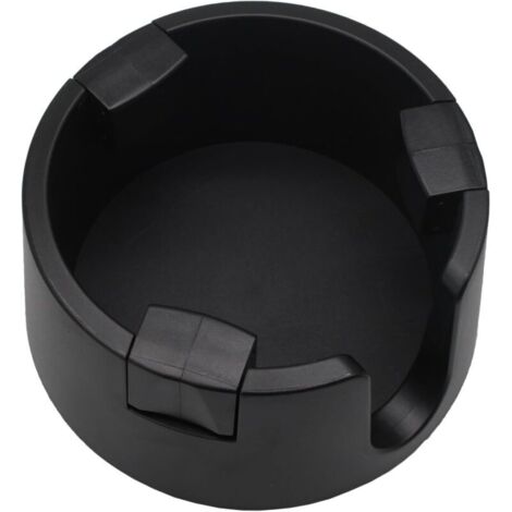 Porte-gobelet anti-éclaboussures, dessous de verre et diamètre intérieur réglable pour la maison, le bureau et l'extérieur - noir (1/5)