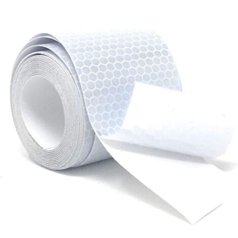 Ruban réfléchissant de haute qualité, 3 mètres, à coller et à découper, résistant aux intempéries, autocollant, ruban d'avertissement réfléchissant, sécurité de la marque (1/4)