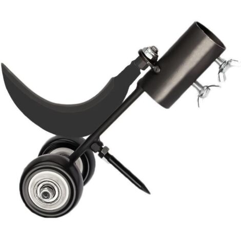 Outils de désherbage de Fissures avec Roues, 2 en 1 Désherbeurs manuels, Outils de désherbage Debout pour Le Jardin, Le Patio, la pelouse, Les trottoir (1/5)