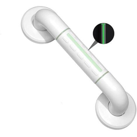 Barre d'appui de salle de bain en acier inoxydable avec poignée antidérapante, Barre D'Appui Avec Fluorescence 70cm, pour toilettes, salle, d'escalier (1/5)