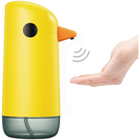 Distributeur de savon automatique, mousse à induction intelligente, 220 ml, capteur de mouvement infrarouge, idéal pour la cuisine ou la salle de bain (1/5)