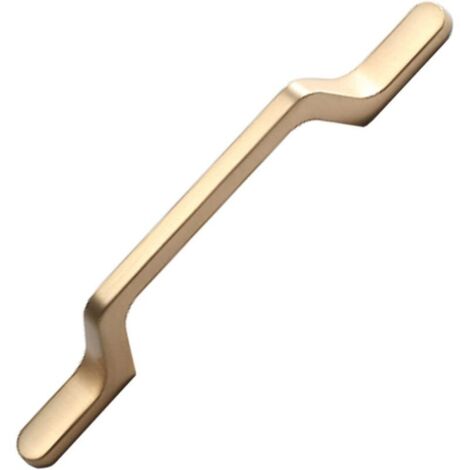Poignée de meuble Poignée de tiroir Matériau en alliage de zinc Poignée de meuble en or Poignée de meuble, Pas facile à rouiller (Hole distance 320Mm) (1/5)