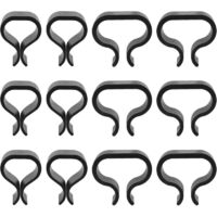 12Pcs Clips de Meubles en Rotin, Clips Antidérapants pour Meubles, Clips de Fixation pour Meuble de Jardin, Pinces de Meubles pour Meubles de Jardin, Module Extérieur, Canapé, Patio, Meubles