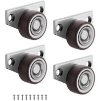 Roulettes Roulette Meubles, Roulettes pour Meubles, Pivotante Roulettes Meubles, 4 Pièces Universelles Roulettes Fixes pour Meubles Amovibles Roulettes Pivotantes, Petites Rotatives