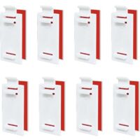 Lntyq 8 Fixation Store sans Percage, Supports De Stores Enrouleurs, Supports Adhésifs Courts pour Store, Store Double sans Perçage Fixation Store, pour Stores Enrouleurs, Volets Occultants