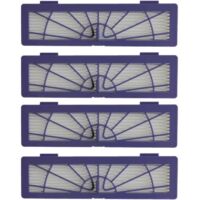 Lntyq 4 Filtres de Remplacement de Haute qualité adaptés au Neato Botvac de ,Neato Botvac Robot aspirateur , 4 Botvac HEPA Performance Filter, Neato BotVac Series, D Series et Connected Series,2005520