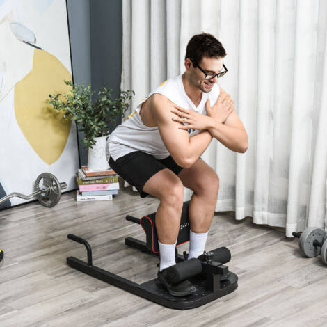 Appareil à Abdos Portable à 3 Ventouses – Réglable, Noir, Anti-glisse Jusqu'à 130 Kg