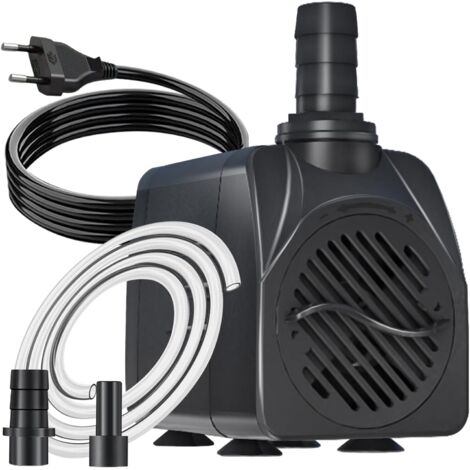 10W 600L/h, Pompe pour Étang, Fontaine & Aquarium Ultra-Silencieuse Protection Surchauffe avec Câble 1.5m, Systèmes Hydroponiques (1/5)