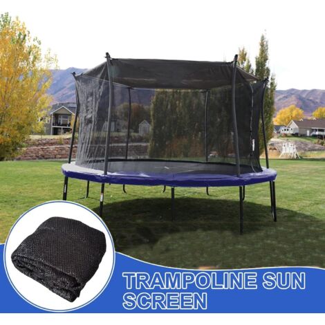 Housse de trampoline, tente de trampoline, protection UV, protection solaire, imperméable, pliable, accessoires de toit pour trampolines à 6 poteaux
