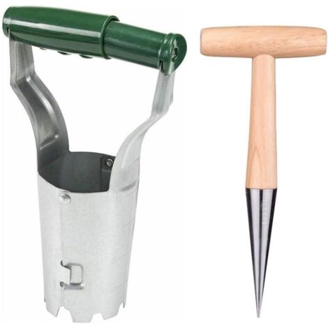 Jardinage agricole semis extracteur Outil de Plantation Sable trempage Fleur Tube transplanteur repiquage extracteur Outil à Main (Color : A) (1/4)