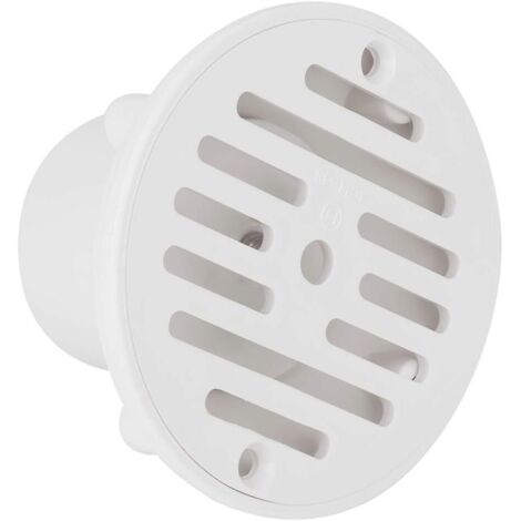 Drain de Piscine, PVC à débit réglable Sortie de vidange de Piscine Accessoires de vidange Accessoires de Remplacement de raccord,2 pouce (1/5)