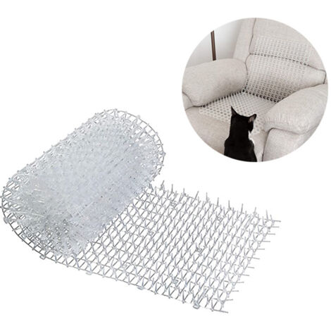 RHAFAYRE Tapis Anti-Chat d'Epine Grille de Jardin Anti Chiens, Chats Animaux de Compagnie 200 x 12 cm