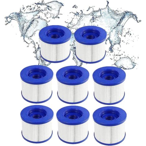 Lot de 8 Cartouches Filtrantes de Rechange pour spa Hot Tub/Clever Spa - Avec Filetage à Vis - Pour Spa-N1407535/filtre pour Mspa,Pour spa pool filtre kit d'entretien (1/5)