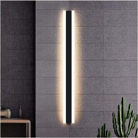 RHAFAYRE Applique Murale d'intérieur, Moderne Longue Bande Applique Murale, LED Applique Murale en Aluminium, Porche de Jardin Applique Lumière, 110V 220V Applique Luminaire, (30cm Blanc Chaud)
