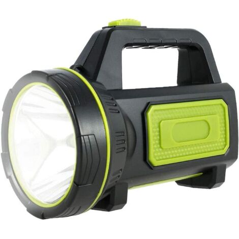 Lampe Torche Led Ultra Puissante Rechargeable USB 135000 Lumens 6000 mah Lampe de Poche Etanche Haute Puissance pour Urgence Randonnée Camping Chasse (Sans Lumière Latérale) (1/5)