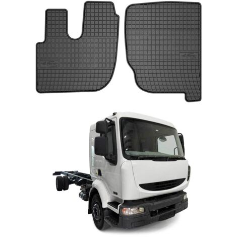 OMAC Tapis de Sol Compatible avec Renault Midlum 1997-2013 Caoutchouc Noir (1/5)