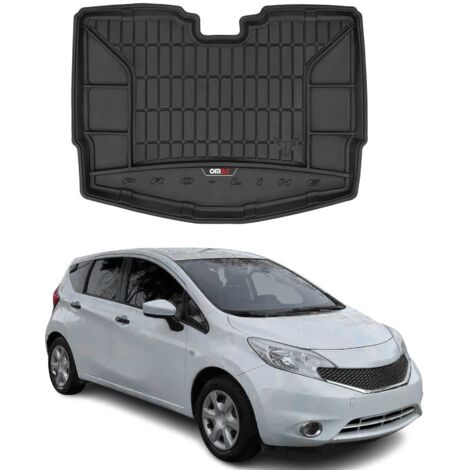 OMAC Tapis de Coffre 3D TPE Premium Compatible avec Nissan Note II Hatchback 5d 2012 à 2023 - Bac de Protection de Coffre Intérieur antidérapant Revêtement de Coffre pour Voiture Noir (1/5)
