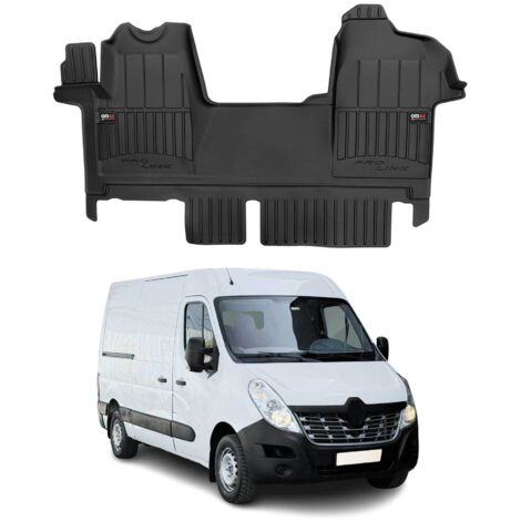 Tapis de Sol Compatible avec Opel Movano 2010-2022 TPE Noir (1/5)