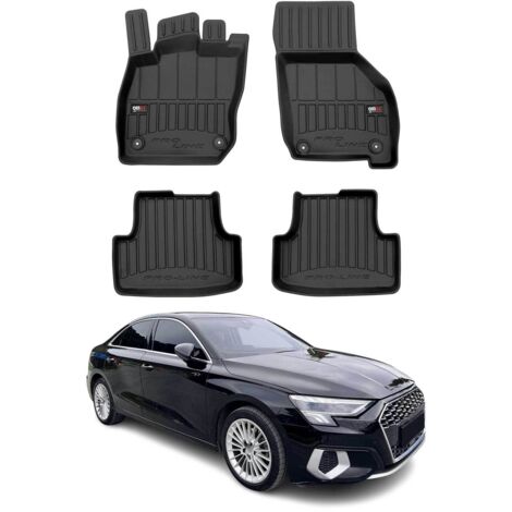OMAC Tapis de Sol Caoutchouc pour Audi A3 8Y 2020-2025 Mild Hybrid Noir Premium (1/5)