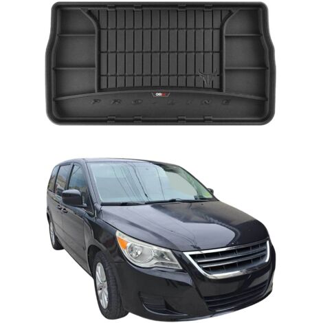 3D Tapis de Coffre Compatible avec VW Routan 2009-2013 OMAC Premium Noir (1/5)