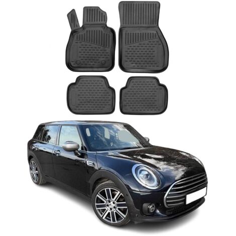 OMAC Tapis de Sol Compatible avec Mini Clubman F54 2014-2024 en Caoutchouc Noir