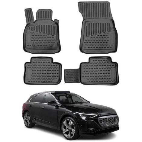 OMAC 3D Tapis de Sol pour Audi Q8 e-Tron 2018-2025 Caoutchouc TPE Noir 4Pcs (1/5)