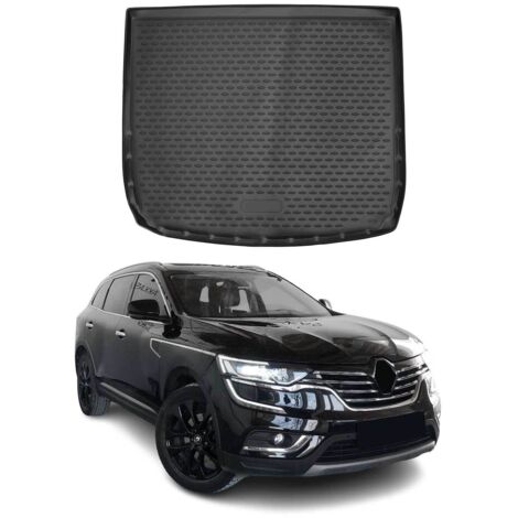 OMAC GmbH Tapis de Coffre en Caoutchouc antidérapant Compatible avec Renault Koleos II HC 2016-2023 Noir