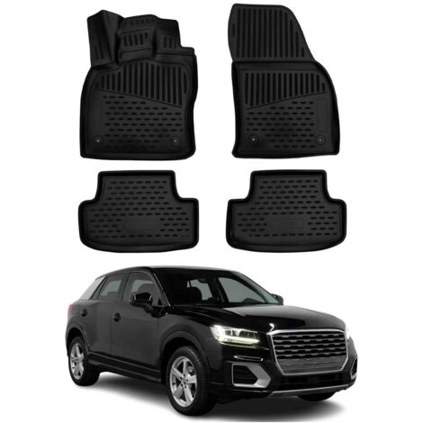 OMAC 3D Tapis de Sol pour Audi Q2 2017-2025 Caoutchouc TPE Noir 4Pcs (1/5)