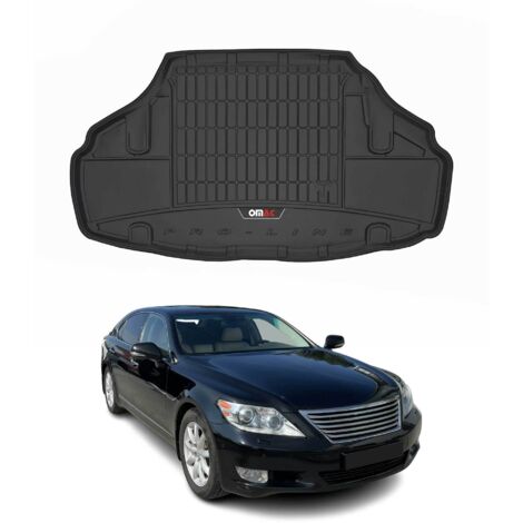 Tapis de Coffre 3D TPE Premium Compatible avec Lexus LS IV 460 2006-2017 - Bac de Protection de Coffre Intérieur antidérapant Revêtement de Coffre Bords Hauts pour Voiture Noir (1/5)