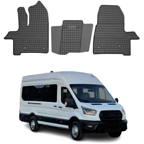 Tapis de Sol pour Ford Transit 2019-2025 Caoutchouc Noir