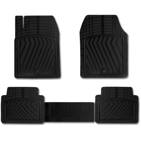 OMAC Tapis de Sol Compatible avec Citroen C4 antidérapants en Caoutchouc Noir 5 Pcs (1/5)
