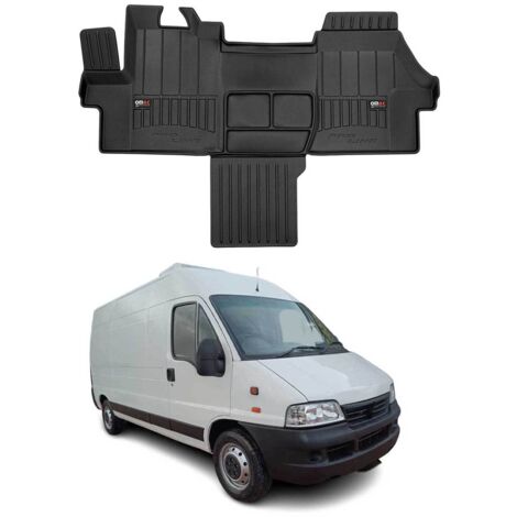 Tapis de Sol pour Fiat Ducato 2006-2020 Voiture Caoutchouc Noir (1/5)