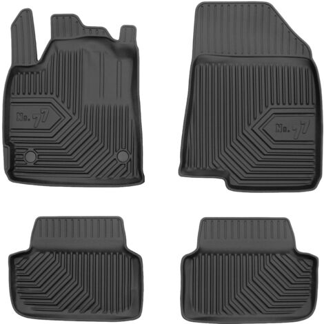 Tapis de Sol de Voiture pour Dacia Sandero III 2020-2025 TPE Imperméable 4Pcs