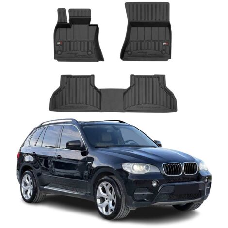 OMAC Tapis de Sol Caoutchouc Compatible avec BMW X5 E70 2006-2013 Noir Premium (1/5)