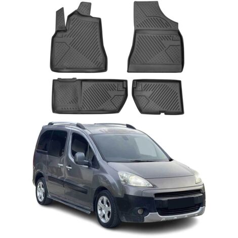 OMAC Tapis de Sol Compatible avec Peugeot Partner Tepee 2008-2018 TPE Noir (1/5)