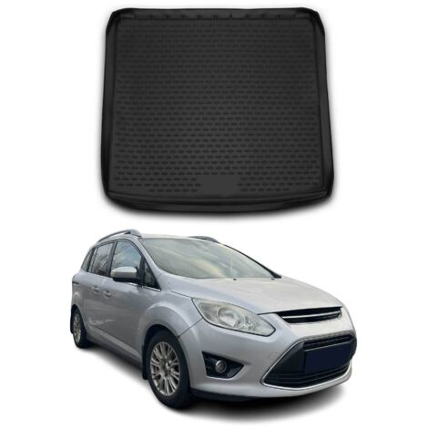 OMAC Tapis de Coffre Compatible avec Ford Grand C-Max 2010-2019 Noir TPE (1/5)