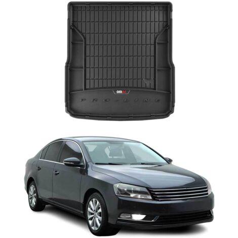 OMAC Tapis de Coffre Voiture Compatible avec VW Passat B7 2010 à 2014, Antidérapant Imperméable, 3D Premium TPE, Noir (1/5)