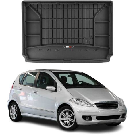 OMAC Tapis de Coffre Voiture Compatible avec Mercedes Classe A W169 2004 à 2012, Antidérapant Imperméable, 3D Premium TPE, Noir (1/5)