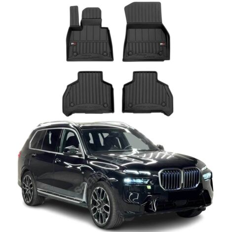 OMAC Tapis de Sol Caoutchouc pour BMW X7 G07 2019-2025 Noir Premium 4 pièces (1/5)