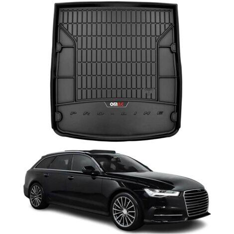 OMAC Tapis de coffre caoutchouc pour Audi A6 C7 Break Allroad 2011-2018 Premium
