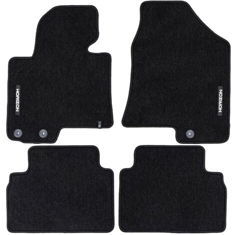 Tapis de Sol de Voiture pour Kia Sportage III 2010-2015 Velours Noir 4Pcs